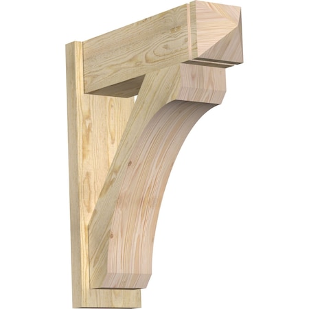 Ekena Millwork Legacy Arts & Crafts Rough Sawn Outlooker, Douglas Fir, 8"W x 26"D x 30"H OUT08X26X30LEC03RDF